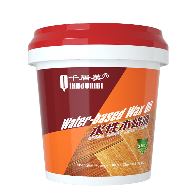 千居美水性木蜡油实木透明防水防腐木油漆室内家具漆环保木器清漆