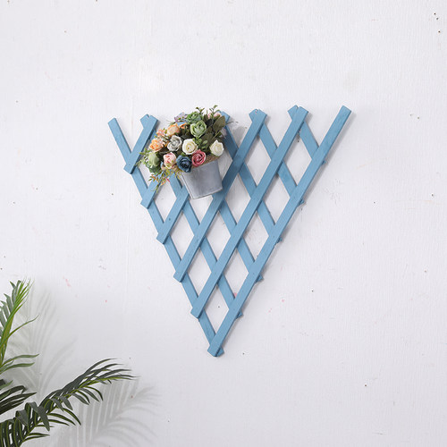 网格阳台悬挂墙壁墙上花架实木防腐壁挂装饰绿萝墙面吊兰花盆挂式