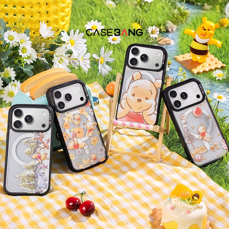 CASEBANGx迪士尼联名小熊噗噗历险记适用iPhone18ProMax/18Pro/17ProMax/17Pro/16pro可拆磁吸新款苹果手机壳图片