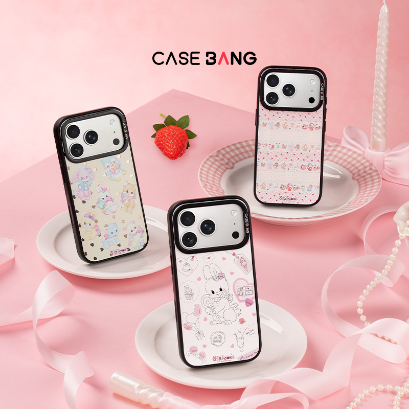 CASEBANGx ayyjewel 联名甜品魔法系列适用iPhone17Promax/17Pro/Air/17e/16ProMax可拆卸磁吸背盖苹果手机壳