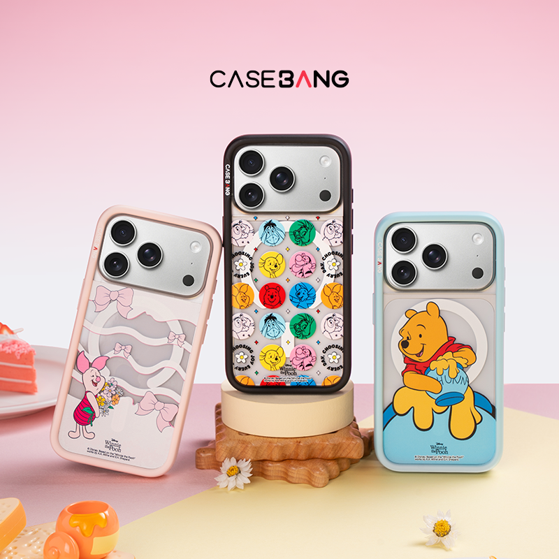 CASEBANGx迪士尼联名小熊噗噗-蜂蜜罐乐园系列出彩壳适用iPhone17ProMax/17Pro MagSafe防摔苹果手机保护壳