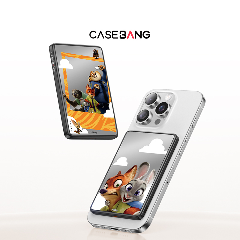 【国家3C认证】CASEBANGx迪士尼疯狂动物城联名城市之光系列超薄磁吸充电宝MagSafe手机移动电源便携无线款