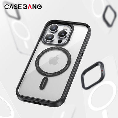 CASEBANG出奇壳任意吸适用于iPhone15/14/13/Plus/Pro/Max透明MagSafe防摔手机保护壳体
