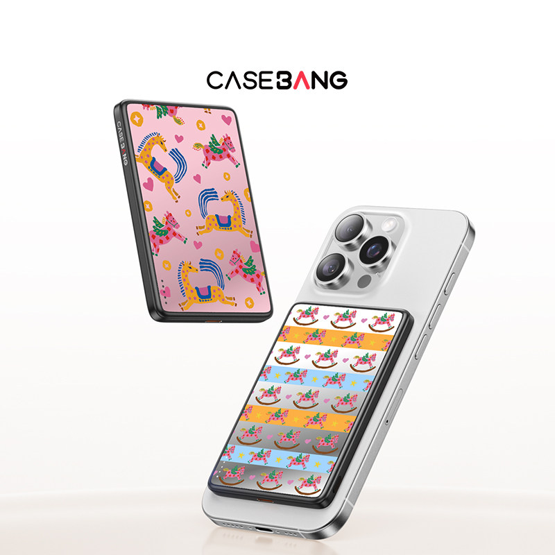 【国家3C认证】CASEBANGx神马系列新年马年超薄磁吸充电宝MagSafe手机移动电源便携式图片