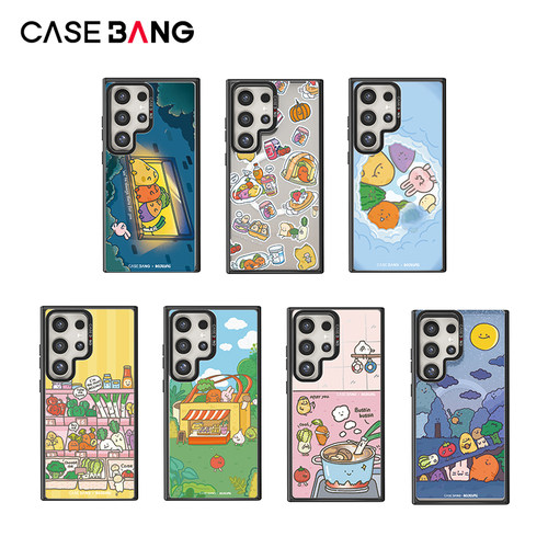 CASEBANGx艺术家肉酱咸咸圈联名菜菜系列出奇手机壳磁吸背盖适用于Galaxy S26 Ultra/S26+/S26/S25 Ultra/S24