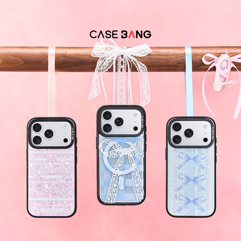 CASEBANGx芭蕾美学适用iPhone18ProMax/18Pro/17ProMax/17Pro/16ProMax可拆卸磁吸新款防摔苹果手机壳贝母