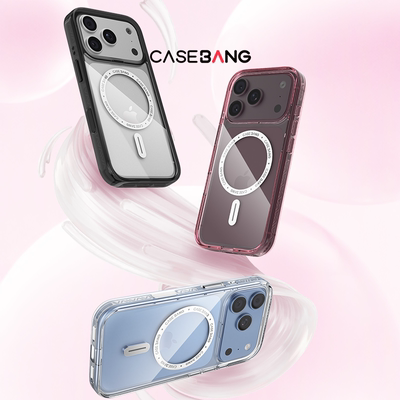 CASEBANG出奇壳适用iPhone18ProMax/18Pro/17ProMax/iPhone17Pro/16/三星S25Ultra透明磁吸苹果手机保护壳体