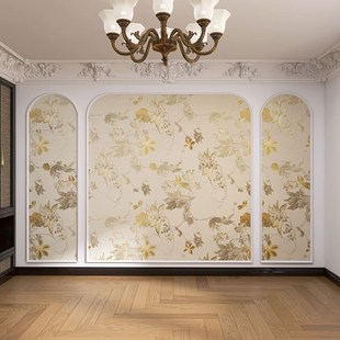 精选墙纸定制法式复古高级感电视背景墙壁纸客厅壁布装饰卧室墙布