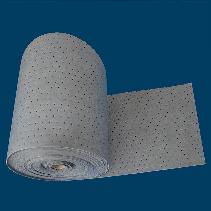 化学液体吸液卷 吸液棉 耐酸碱腐蚀卷状吸液垫 吸附棉 40cm*50米