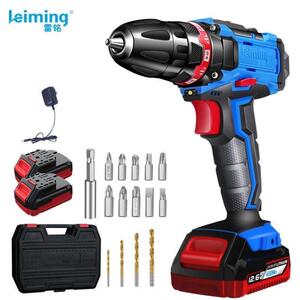 雷铭leiming12v无线锂电手电钻电动螺丝刀锂电钻家用电动工具