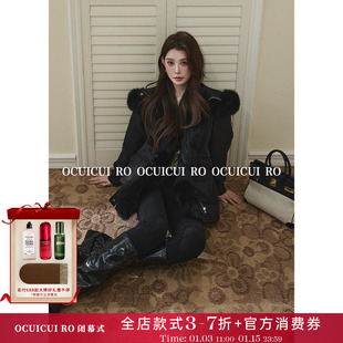 CUICUI崔崔【自由域】显瘦显腿直保暖休闲裤女冬季不臃肿百搭长裤