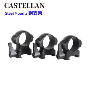 25.4mm快拆钢制瞄管夹快拆瞄准镜管夹宽中宽低宽管夹