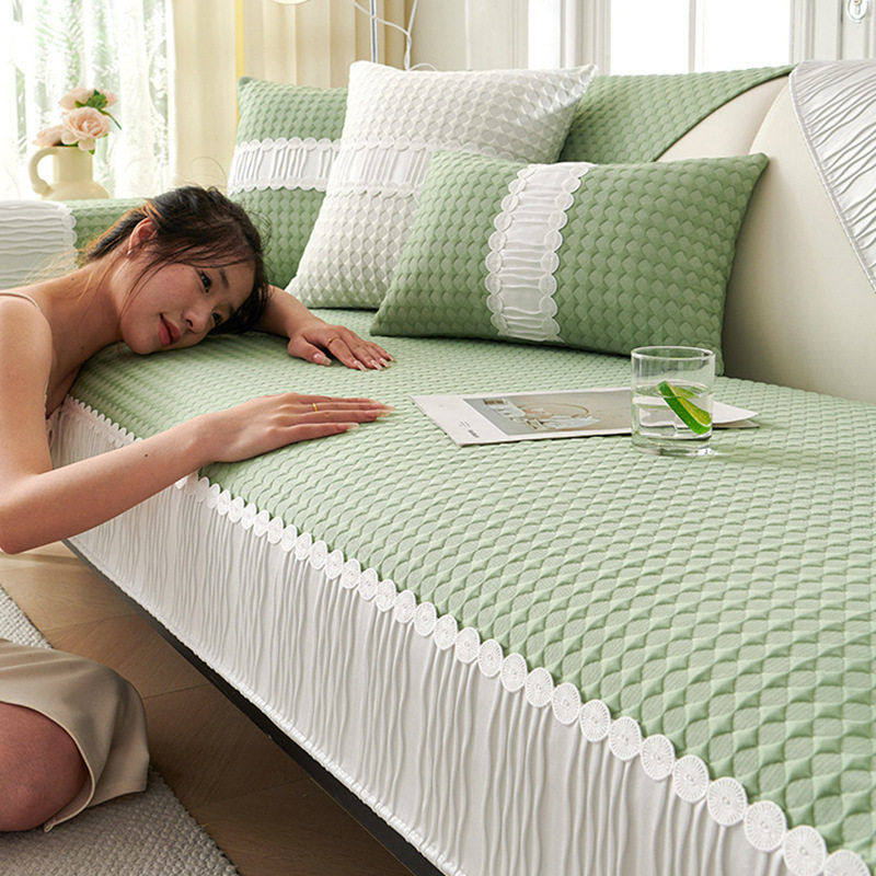 冰丝沙发垫夏天季凉席坐垫2025新款简约级凉豆豆防滑盖布巾套罩,居家布艺,沙发垫,淘宝优惠券,粉丝福利购,淘宝优惠卷