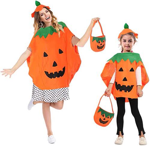 Halloween Costume Adult Children's Pumpkin Makeup Performan