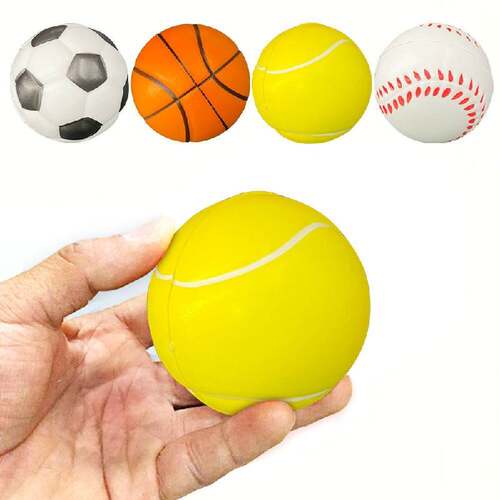 4pcs Soft Foam Sponge Sports Balls Mini Squeeze Ball Footbal