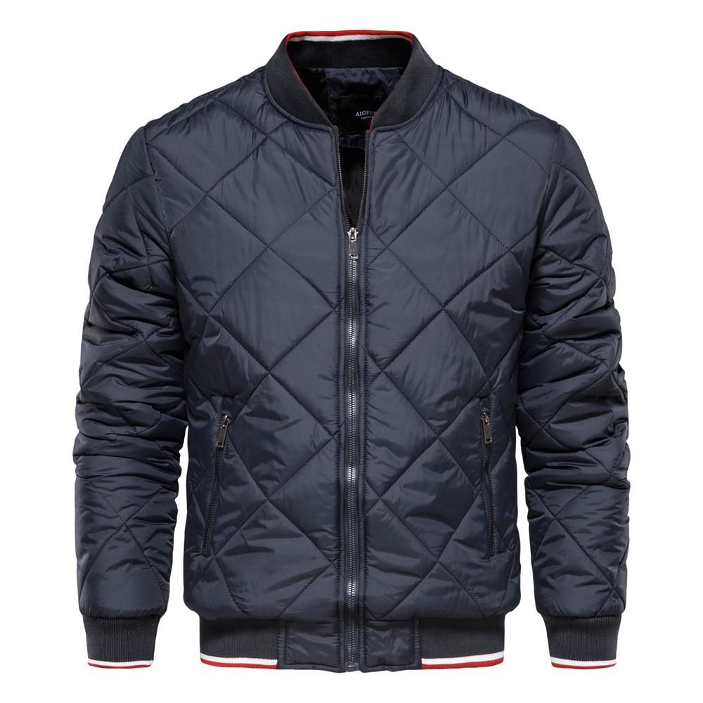 男士立领棉服修身外套Men's cotton jacket with standing co
