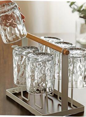 6pcs set Glass cup tea water juice beer milk drinking kettle