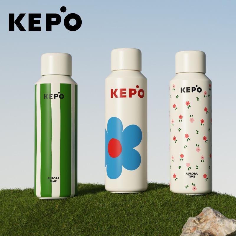 KEPO不锈钢便携大容量保温杯