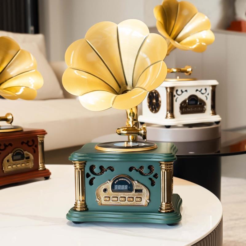 留蓝牙箱日家物用复摆古迷你音声机欧厅式饰件47976装户客外礼音