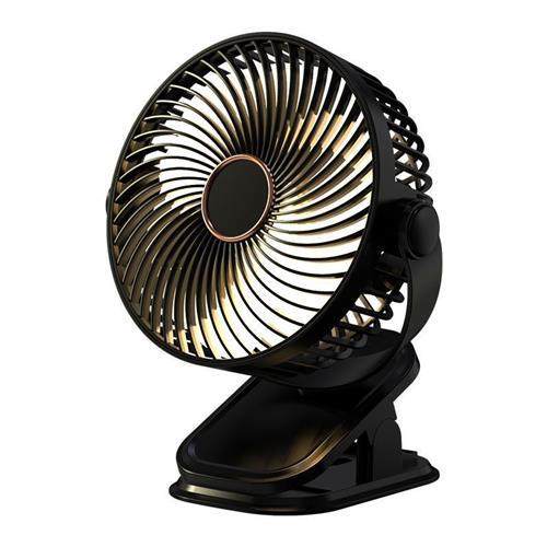 新款小风扇桌面卧室夹扇小型USB充电风扇学生宿舍床上静音大风力