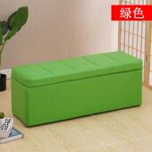 大巧不工换鞋 凳服装 店沙发凳长方形可坐人收纳凳商场试衣间凳子皮