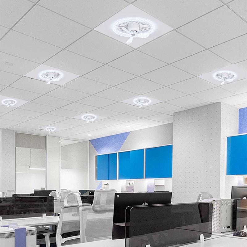 帕莎风扇灯现代简约2025年新款吸顶灯嵌入式厨卫自然风护眼电扇灯