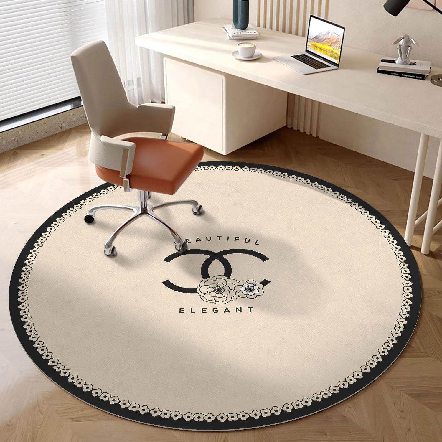 圆形转椅，特殊地垫，书房桌，电脑椅，可洗，免洗脚垫，梳妆台，