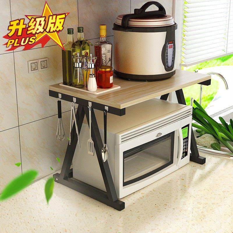 微波炉架家用烤箱架子厨房台面收纳置物架电饭锅双层多功能支架,厨房/烹饪用具,微波炉置物架,淘宝优惠券,粉丝福利购,淘宝优惠卷