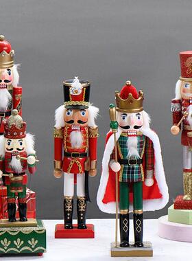 欧式胡桃夹子木偶士兵摆件50cm公仔玩偶人偶英国英伦圣诞树装饰品