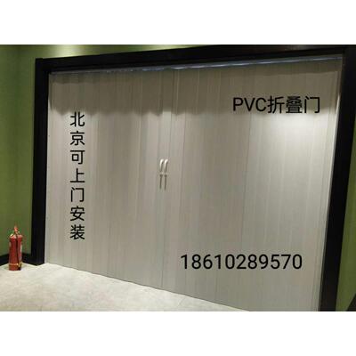 PVC折叠门拉门厨房化妆室淋浴门商铺门百叶门移门简易门隔断门