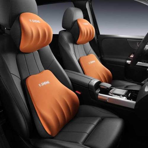 汽车腰靠护腰靠垫办公室靠背车用座椅靠枕腰枕记忆棉腰垫颈枕头枕