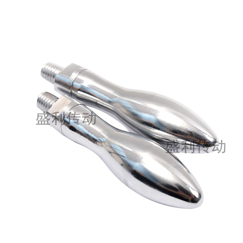 手动铁把手机械轮手摇曲面穿心电镀钢手柄M6M8M10M12活动手轮手柄