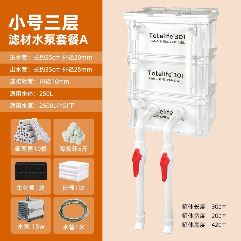 鱼缸周转箱过滤器滴流盒水池净水循环系统金鱼盆过滤盒鱼池过滤箱,办公设备/耗材/相关服务,办公线材,淘宝优惠券,粉丝福利购,淘宝优惠卷