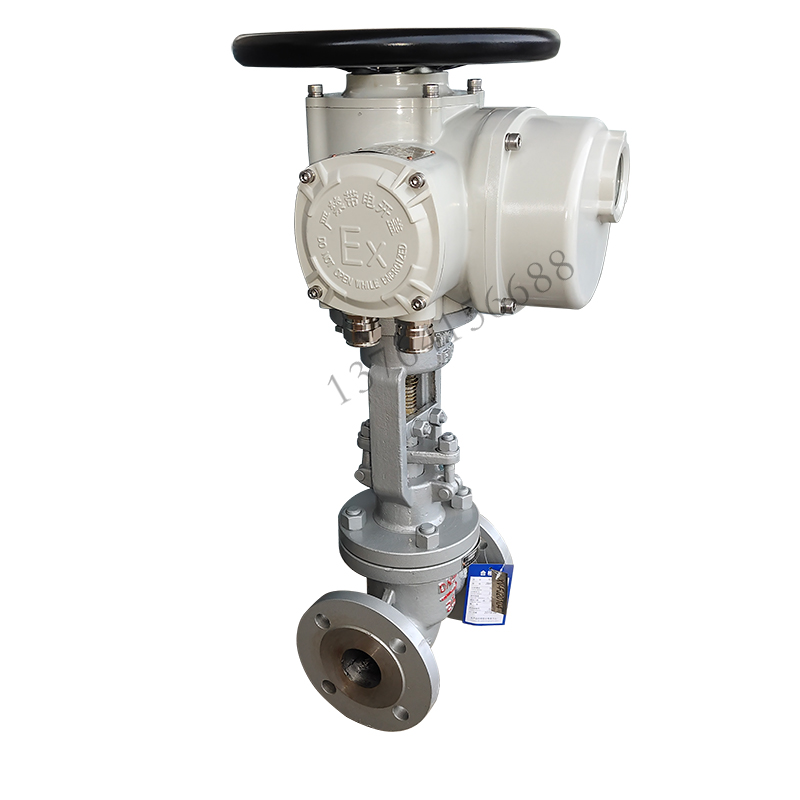 蒸汽高压法兰dn50铸钢高温油远程开关智能调节阀J941H电动截止阀