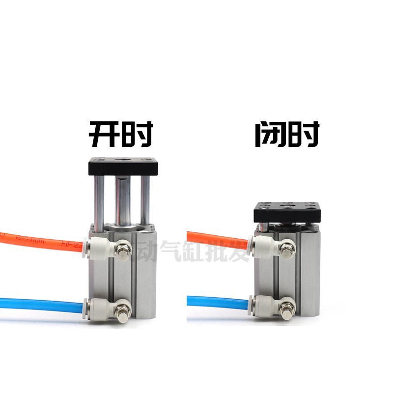 气力可型滑块治具气缸JTF JTD25*10*15*20*25*30*40*50*60X75-SE2