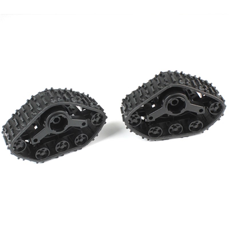 履带式轮子机器人改装雪地轮胎组装模型遥控攀爬大脚车坦克车配件