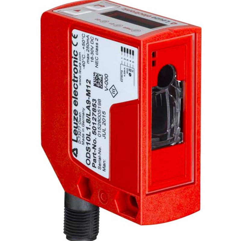 Leuze ODS10L1.8/LA6,200-M12激光测距传感器ODS10L1.8/LA6-M12