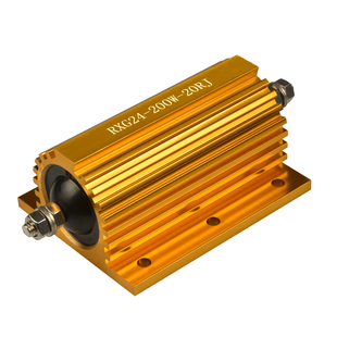 RXG24大功率黄金铝壳预充无感放电限流负载电阻器50W100W200W300W
