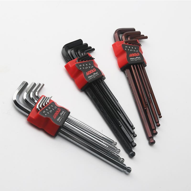阿波罗内六角扳手套装6角螺丝刀套组方扳手梅花内六方扳手加力棒