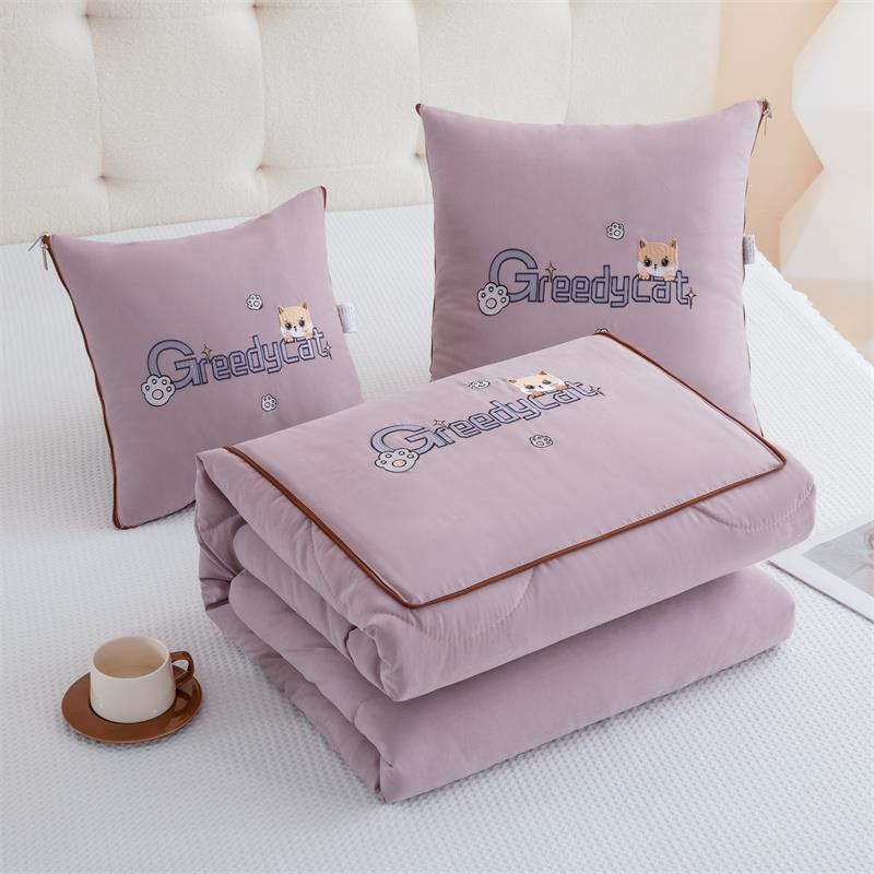 抱枕被子两用二合一加厚折叠汽车载枕头被办公室午睡空调毯子靠垫