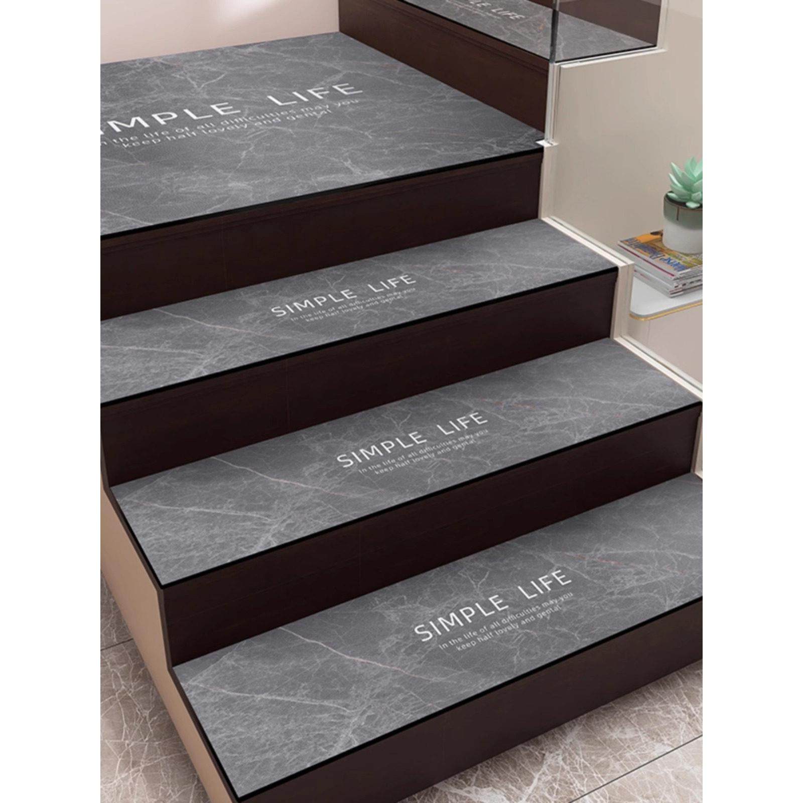 皮革纯色楼梯踏步垫家用防滑免胶自粘台阶垫子地毯可擦洗地垫定制,居家布艺,楼梯垫,淘宝优惠券,粉丝福利购,淘宝优惠卷