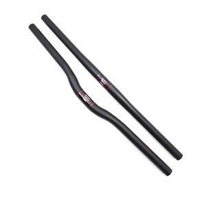 无标全碳纤维儿童折叠自行车把燕把直把横把手UD碳纹小口径25.4