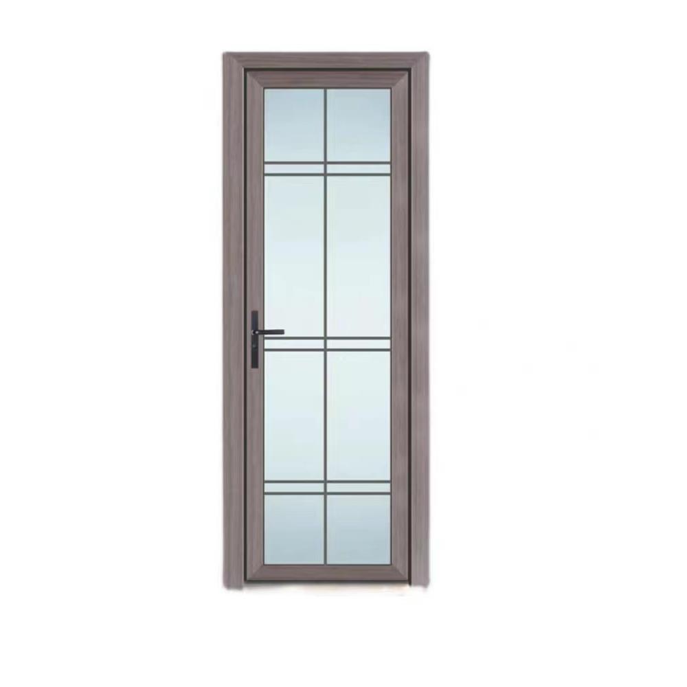 简约卫生间门双层钢化玻璃铝合金卫生间门厕所门浴室门厨房平开门