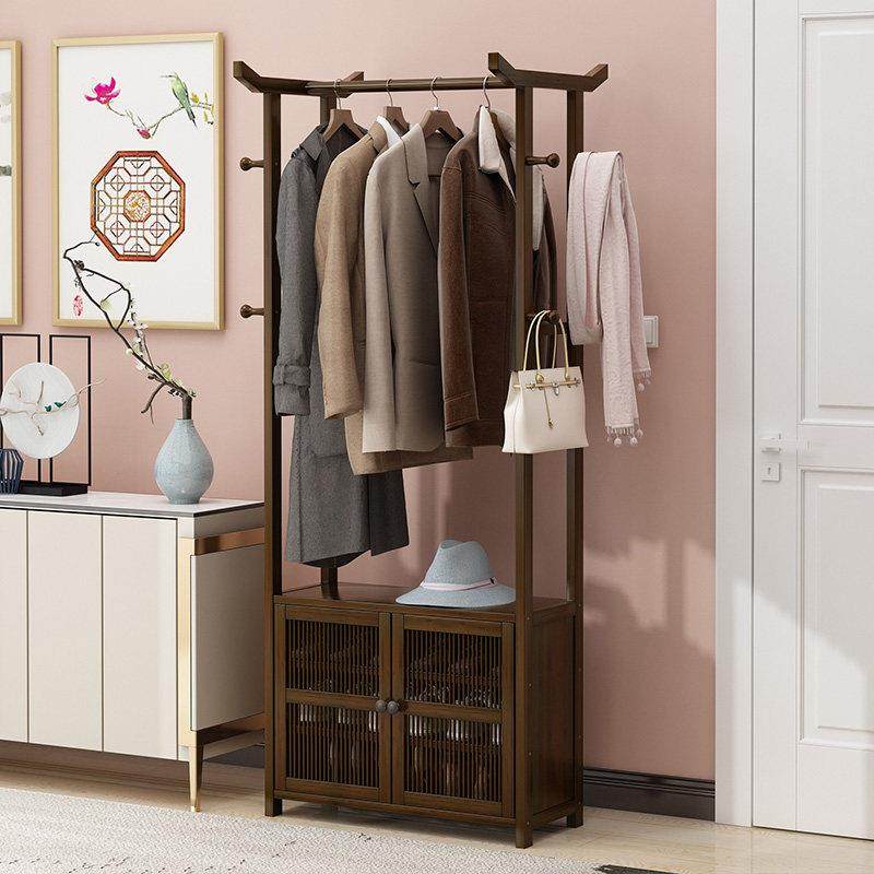 衣架落地简约现代挂衣架简易晾衣服架子卧室实木鞋柜衣帽架家用,住宅家具,衣帽架,淘宝优惠券,粉丝福利购,淘宝优惠卷