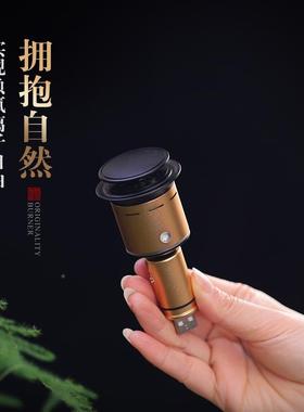 ZD60215新款 车USB智能调香熏炉智能温电香片炉车内无载烟香丸香