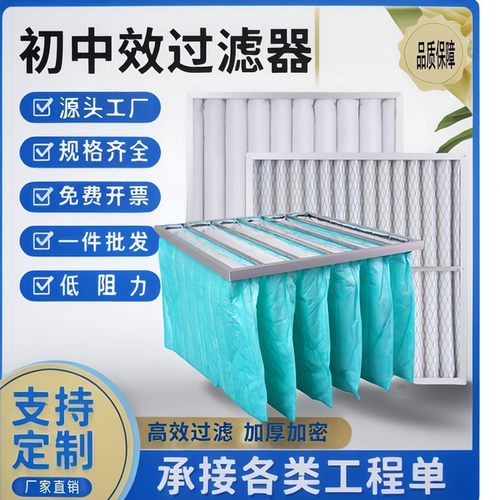 初效板式中效袋式过滤器g4中央空调空气除尘滤网过滤袋高效过滤网