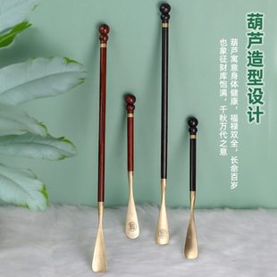 拔子 铜头鞋 拔子老人孕妇提鞋 器铜头实木柄鞋 拔子家用铜鞋