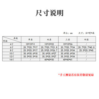 生日蛋糕盒透明蛋糕盒子单w双层加高六八6寸8商用网红烘焙