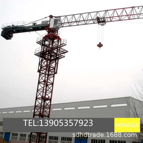 山东鸿达8吨 平头塔机 平头吊 6t 8t topless tower crane 平头塔