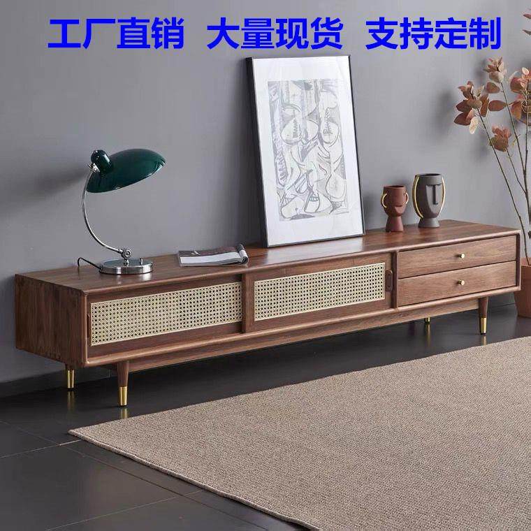 全实木黑胡桃木电视柜北欧樱桃木客厅藤编地柜白橡木推拉门储物柜,鲜花速递/花卉仿真/绿植园艺,割草机/草坪机,淘宝优惠券,粉丝福利购,淘宝优惠卷